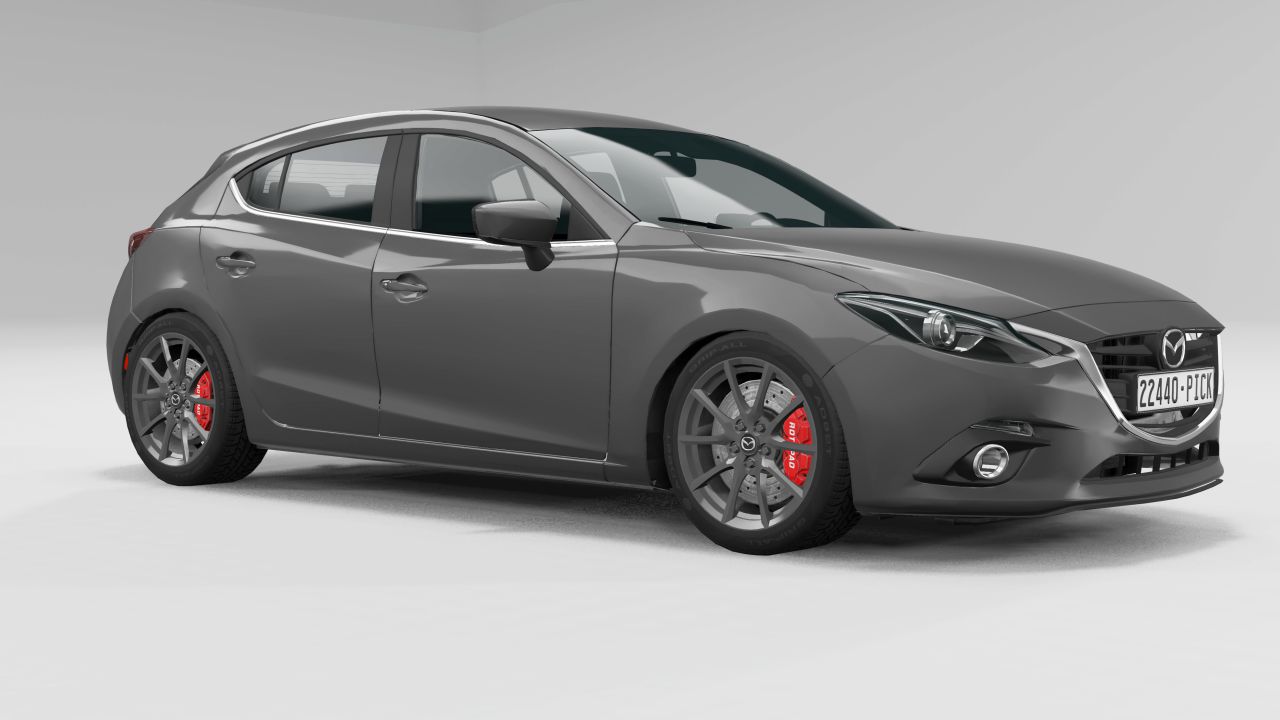 Mazda3 Hatchback (BM) 2014 v1.0 для BeamNG.drive (0.24.x) » Моды для игр  про автомобили от GTMods.ru