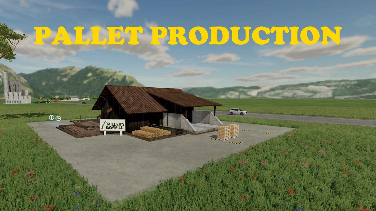 Pallet Production v1.1 Final для Farming Simulator 22 (1.3.x)