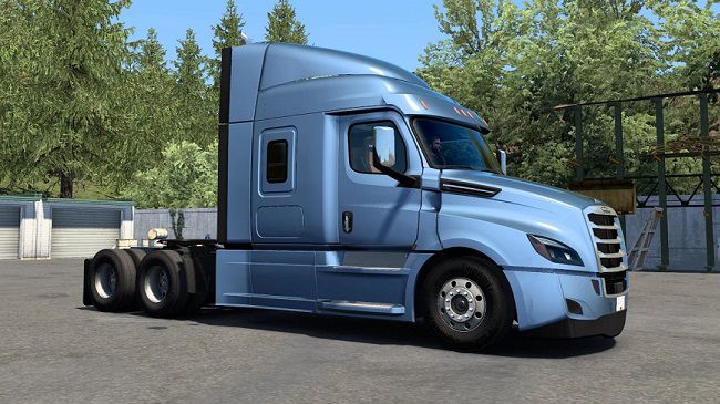Freightliner Cascadia 60-inch Sleeper v1.2 для American Truck Simulator (1.43.x)
