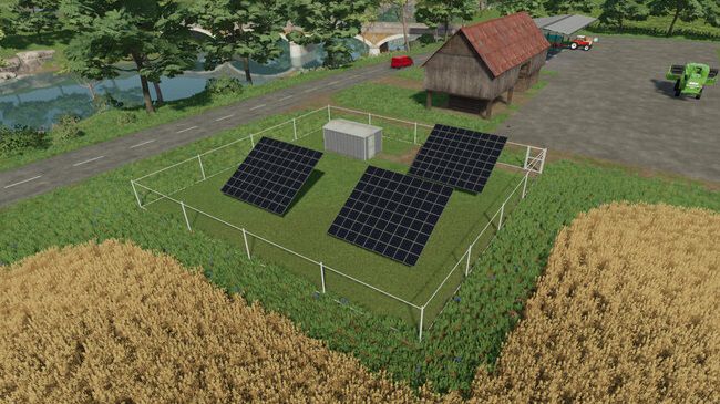 Solar Field Large And Small v1.1для Farming Simulator 22 (1.9.x)