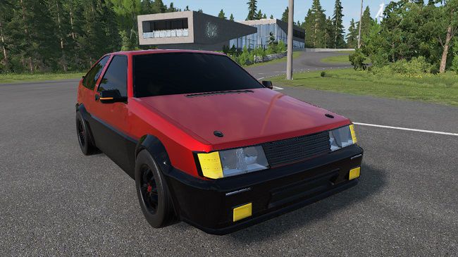 Toyota Corolla Levin v1.0 для BeamNG.drive (0.24.x)