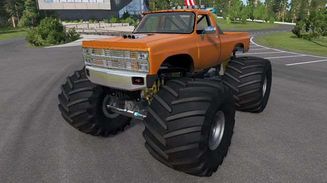 Chevy Monster Truck 1.0 для BeamNG.drive (0.24.x)