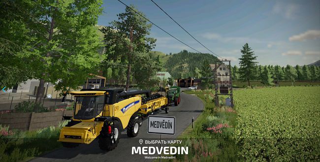 Карта Medvedin 22 v1.0.0.0 для Farming Simulator 22 (1.2.x)