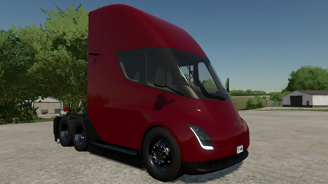 Tesla Semi Truck v1.1 для Farming Simulator 22 (1.7.x)