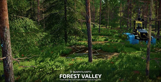 Карта Forest Valley v1.0.1 для Farming Simulator 22 (1.2.x)