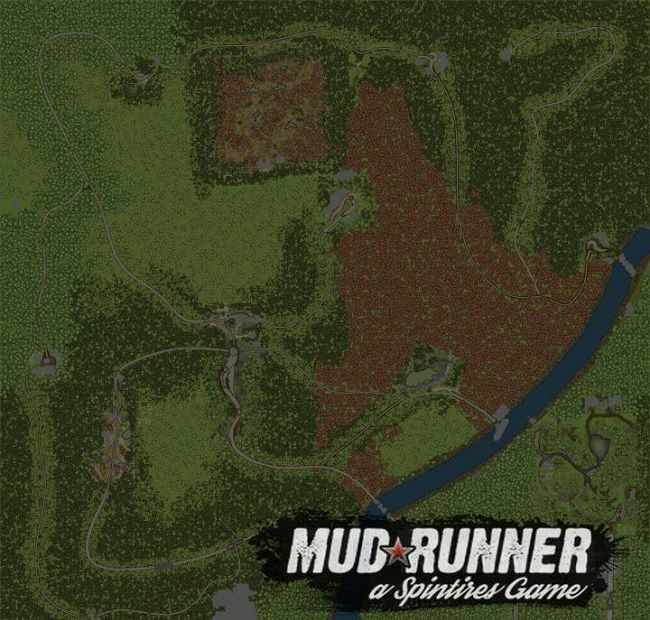 Карта "Лесная Быль" для Spintires: MudRunner