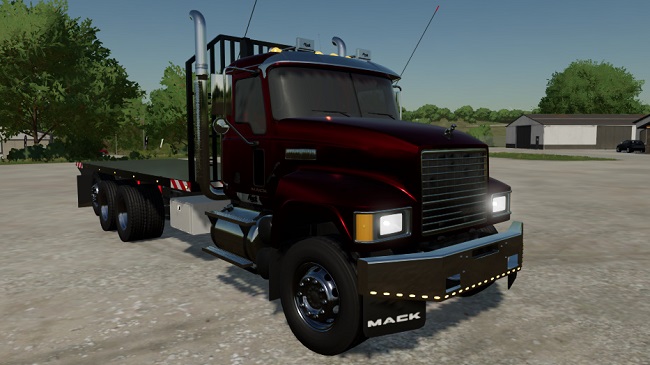 Mack Flatbed Truck v1.0.0.0 для Farming Simulator 22 (1.2.x)