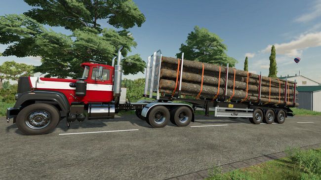 Fliegl Timber Runner Autoload Wood v1.2 для Farming Simulator 22 (1.8.x)