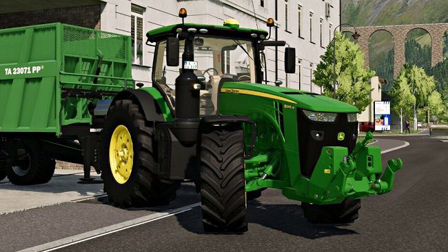 John Deere 8R 2016 v1.1.2 для Farming Simulator 22 (1.8.x)
