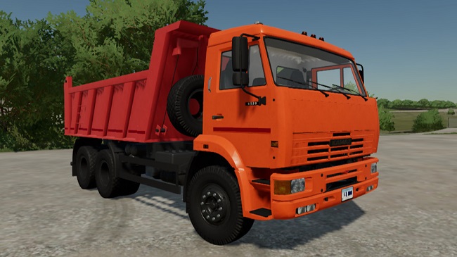 КамАЗ 6520 (Самосвал) v1.1 для Farming Simulator 22 (1.2.x)