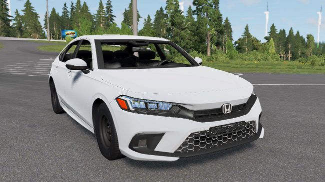 Honda Civic Touring 2022 v1.0 для BeamNG.drive (0.24.x)