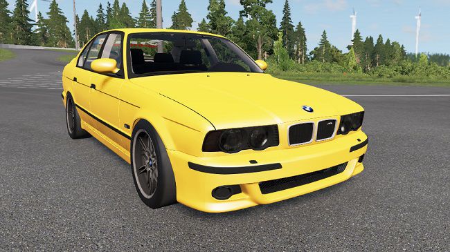 BMW M5 (E34) 1994 v1.0 для BeamNG.drive (v0.24)