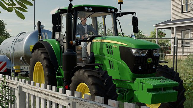 John Deere 6M v1.0 для Farming Simulator 22 (1.2.x)