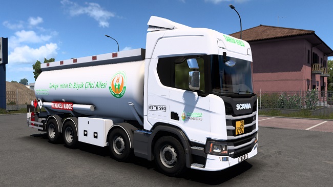 Scania R450 Tanker v1.0 для Euro Truck Simulator 2 (1.43.x)