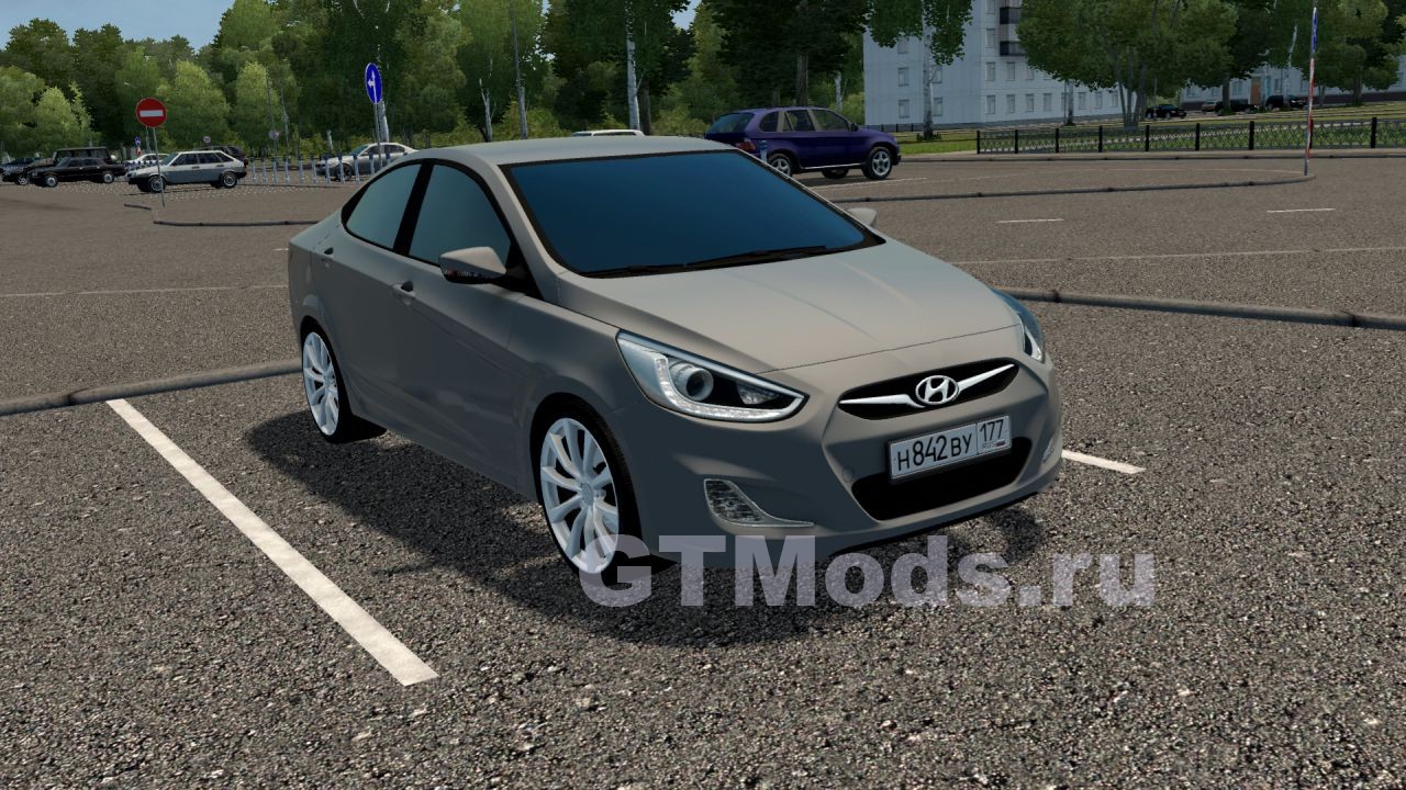 Hyundai city car driving