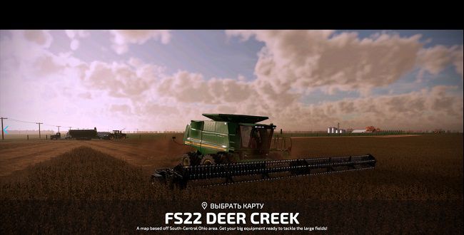 Карта Deer Creek v2.0 для Farming Simulator 22 (1.2.x)