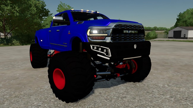 RAM 3500 2019 Mud Truck v1.0 для Farming Simulator 22 (1.2.x)