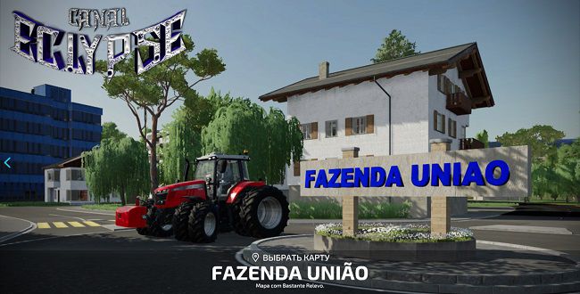 Карта Fazenda Uniao v1.0 для Farming Simulator 22 (1.2.x)