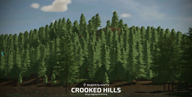 Карта Crooked Hills v1.1.0.0 для Farming Simulator 22 (1.2.x)