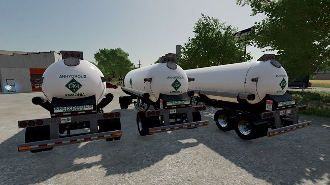 Anhydrous / Propane Transport Trailers v1.0.0.0 для FS22 (1.2.x)