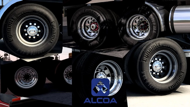 Alcoa Rims Pack v1.0 для Euro Truck Simulator 2 (1.43.x)