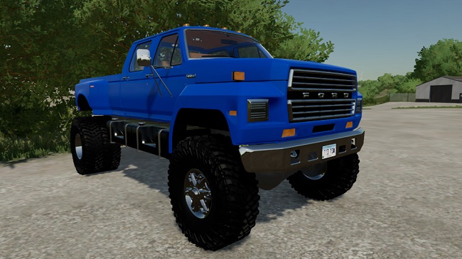 Ford F800 Crewcab Dually v1.0 для Farming Simulator 22 (1.2.x)