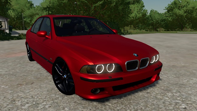 BMW E39 v1.0.0.0 для Farming Simulator 22 (1.2.x)