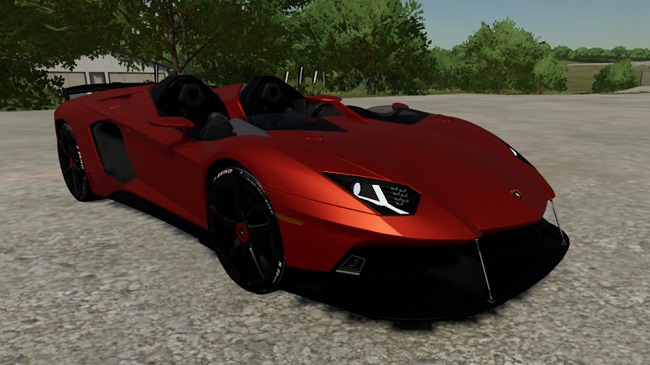 Lamborghini Aventador J v1.1 для Farming Simulator 22 (1.9.x)