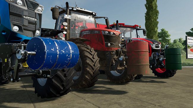 Barrel Weights Pack v1.0 для Farming Simulator 22 (1.2.x)