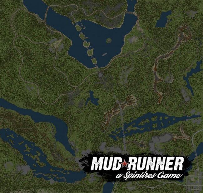 Карта "Маленький городок" для Spintires: MudRunner