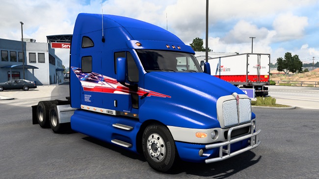 Kenworth T2000 v1.0 для American Truck Simulator (1.43.x)