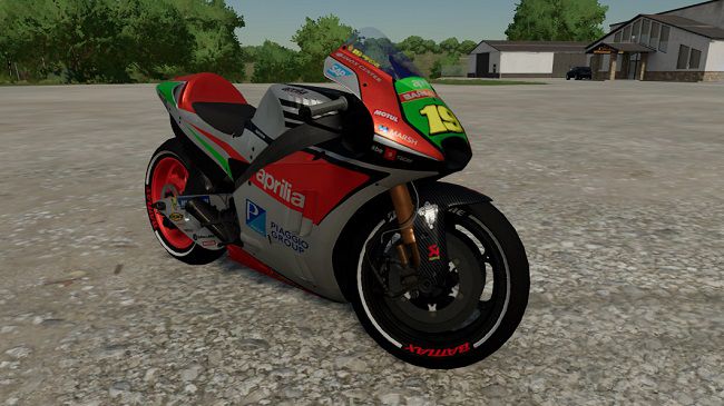 Aprilia RS-GP Barracuda v1.0.0.0 для Farming Simulator 22 (1.2.x)