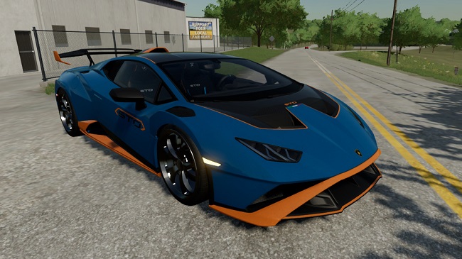 Lamborghini Huracan STO v1.0 для Farming Simulator 22 (1.2.x)
