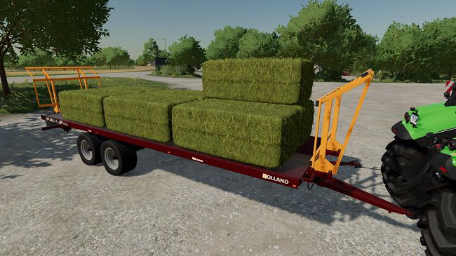 Rolland 9004 Baletrailer v1.0.0.0 для Farming Simulator 22 (1.2.x)