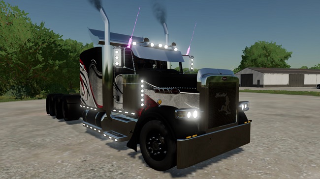 Peterbilt 389 Custom v1.0 для Farming Simulator 22 (1.2.x)