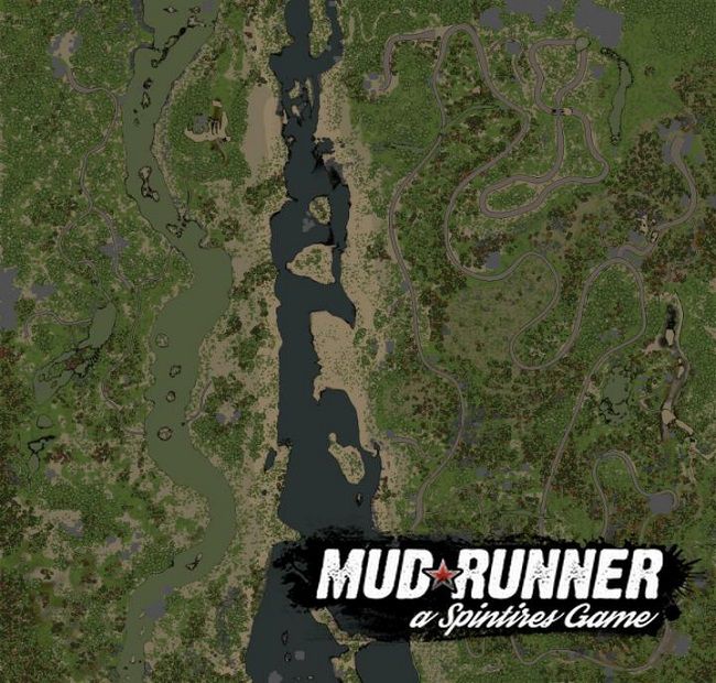 Карта "Two Rivers" для Spintires: MudRunner
