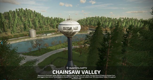 Карта Chainsaw Valley v1.0.0.2 для Farming Simulator 22 (1.6.x)