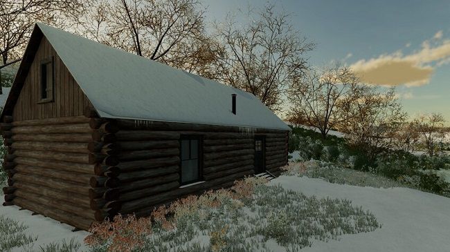 Log Cabin (Farmhouse) v1.0 для Farming Simulator 22 (1.2.x)