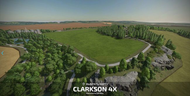 Карта Clarkson 4x v2.1.0.0 для Farming Simulator 22 (1.8.x)