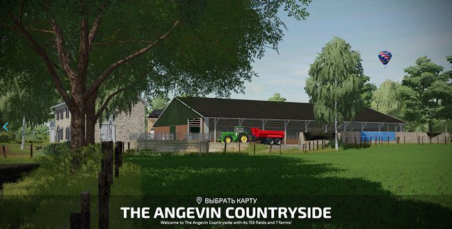 Карта The Angevin Countryside v1.0.1.1 для Farming Simulator 22 (1.8.x)