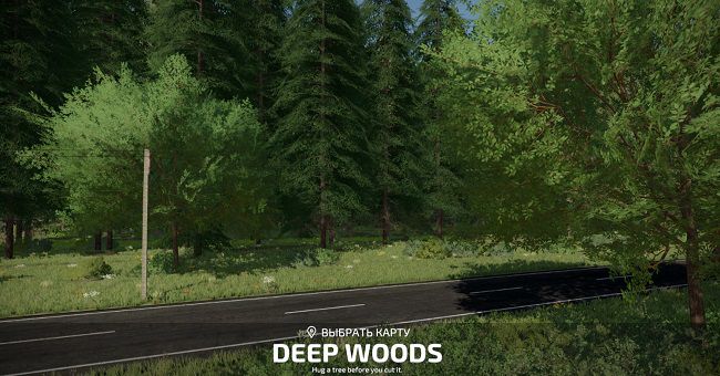 Карта Deep Woods v1.0.1.0 для Farming Simulator 22 (1.2.x)