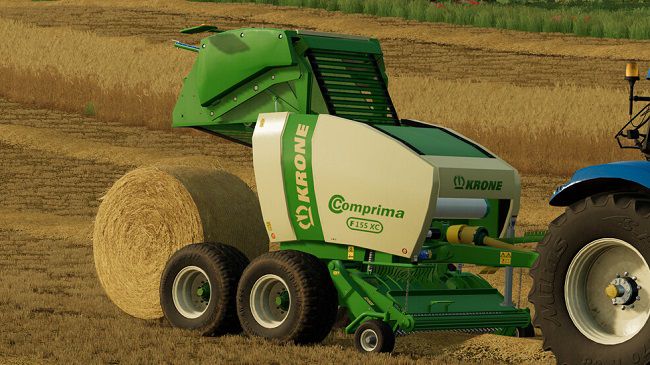 Krone Comprima F155 XC v1.1 для Farming Simulator 22 (1.6.x)