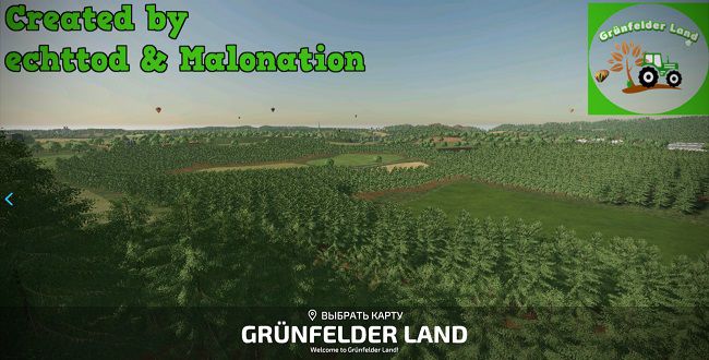 Карта Grünfelder Land v1.3 для Farming Simulator 22 (1.7.x)