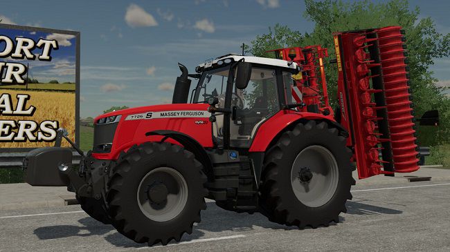 Massey Ferguson 7720 S v1.2 для Farming Simulator 22 (1.7.x)