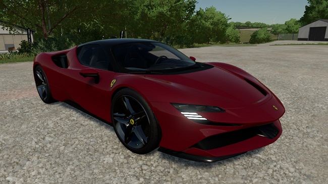 Ferrari SF90 Stradale 2020 v1.0 для Farming Simulator 22 (1.3.x)