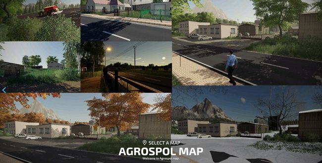 Карта Agrospol v1.0.0.1 для Farming Simulator 22 (1.3.x)