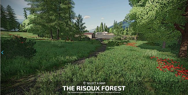 Карта The Risoux Forest v1.3 для Farming Simulator 22 (1.8.x)