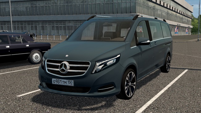 Mersedes Benz V-class v1.0 для City Car Driving (1.5.9.2)