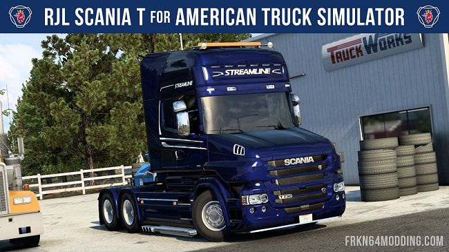RJL Scania T v1.2 для для American Truck Simulator (1.43.x)