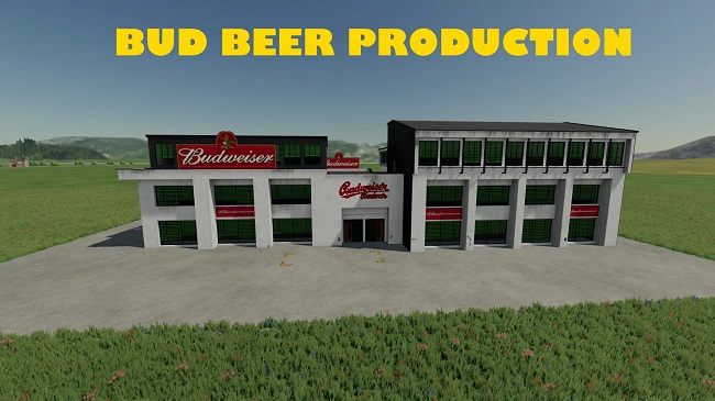 Bud Beer Production v1.0 для Farming Simulator 22 (1.3.x)